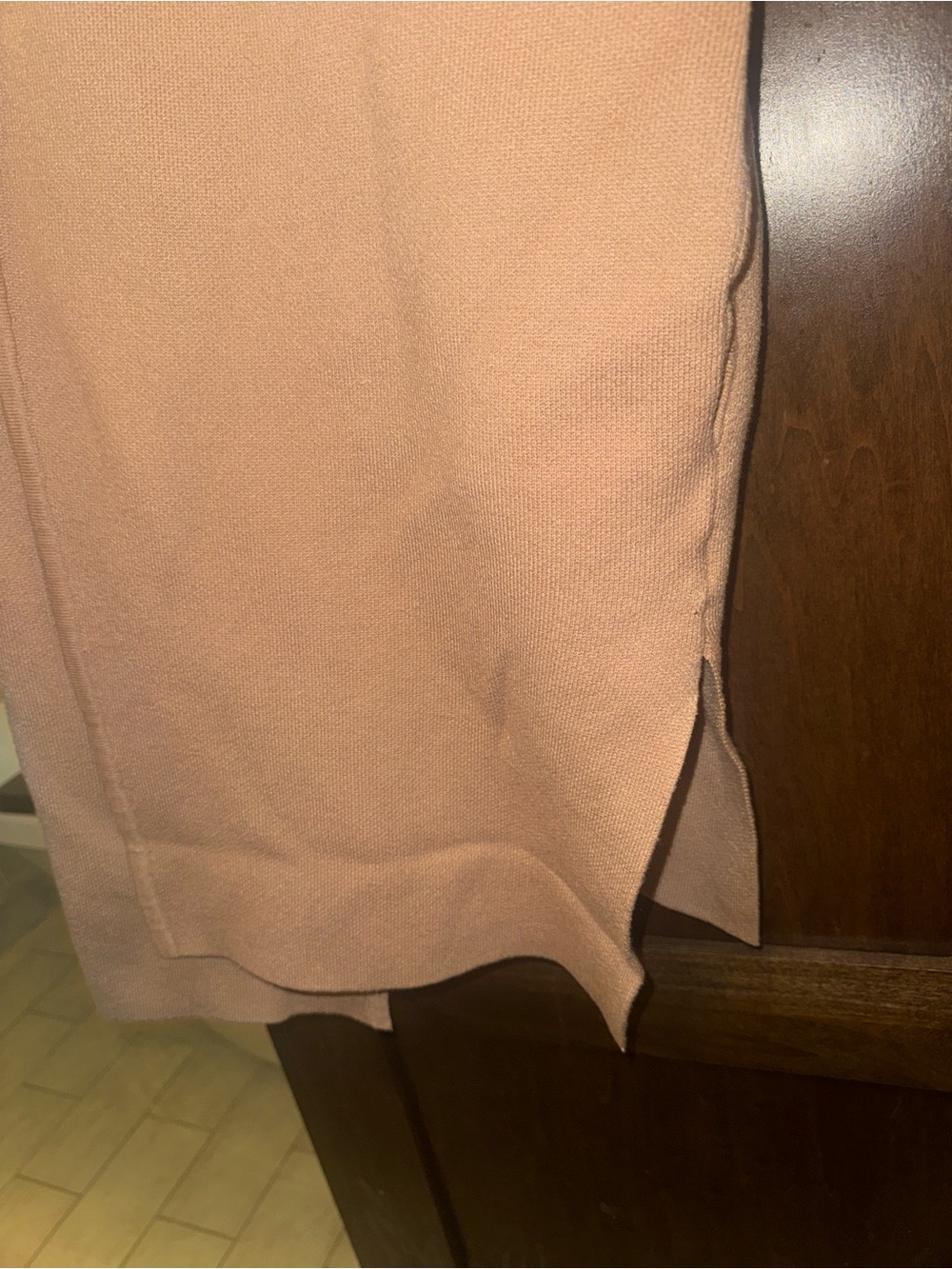 Amazon Women's Open-Front Light Pink Cardigan Coat Heavy Material - Picture 4 of 5